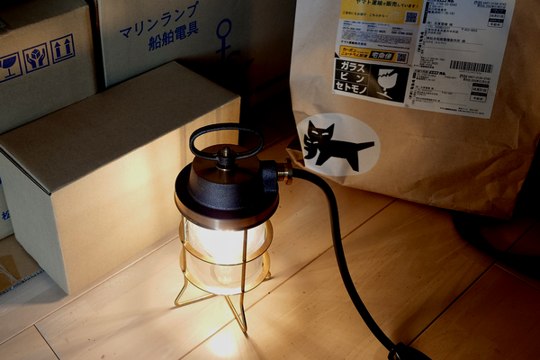 船のでんきや日東電機　マリランプは復興の灯り　Lighthouse210dk