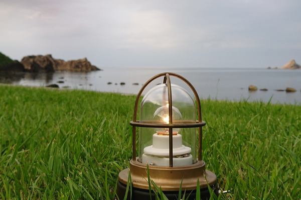 船のでんきや日東電機　マリランプは復興の灯り　Lighthouse210dk